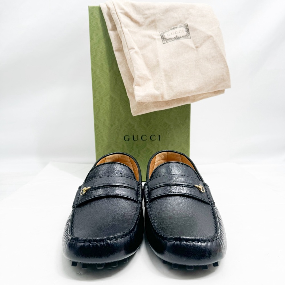 GUCCI  Horsebit Moccasin Quentin Driving Loafers 752621 D3V00 New in Box 🔥🔥😳 - Picture 2 of 15